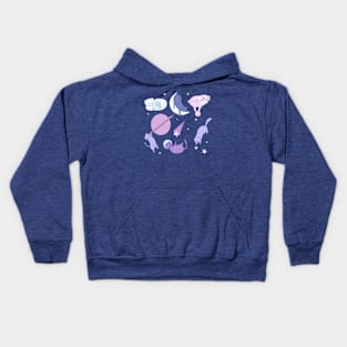 Space kitties! Kids Hoodie